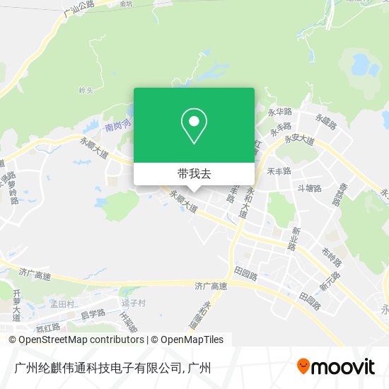 广州纶麒伟通科技电子有限公司地图