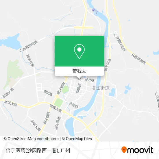 倍宁医药(沙园路西一巷)地图
