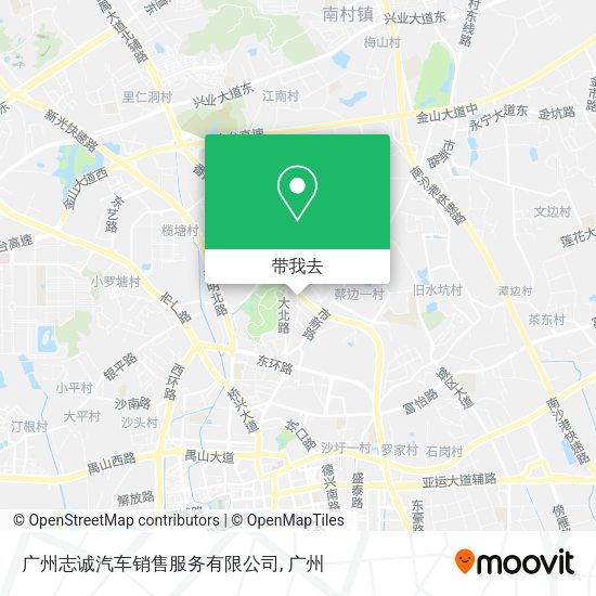 广州志诚汽车销售服务有限公司地图