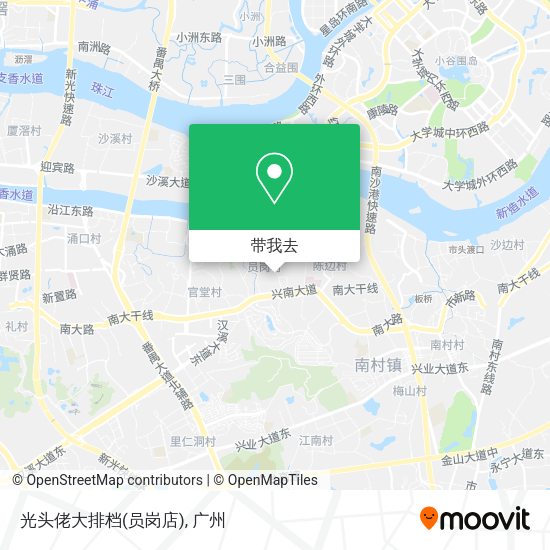 光头佬大排档(员岗店)地图