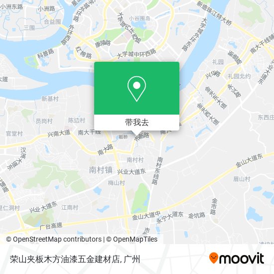 荣山夹板木方油漆五金建材店地图