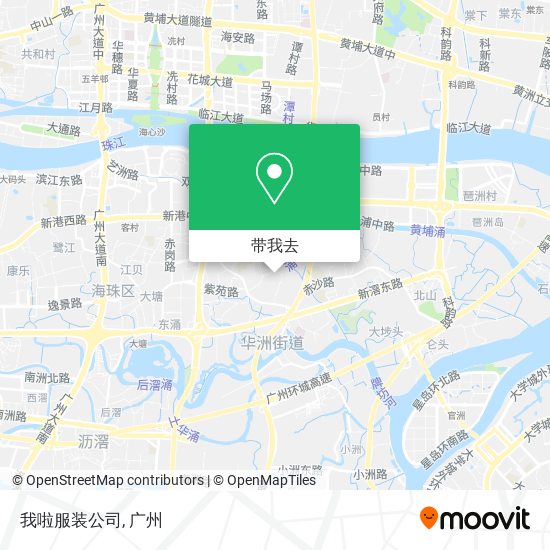 我啦服装公司地图