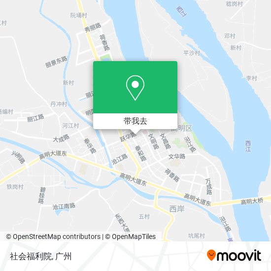 社会福利院地图