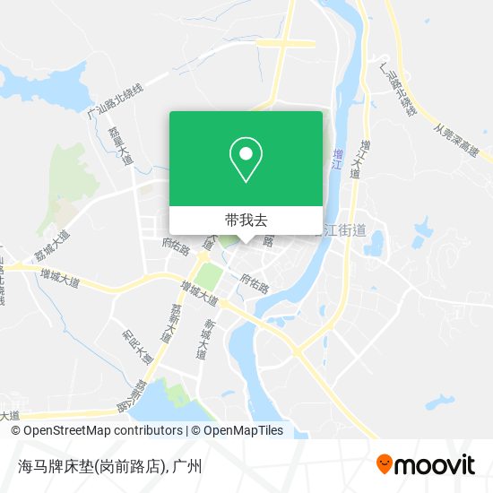 海马牌床垫(岗前路店)地图