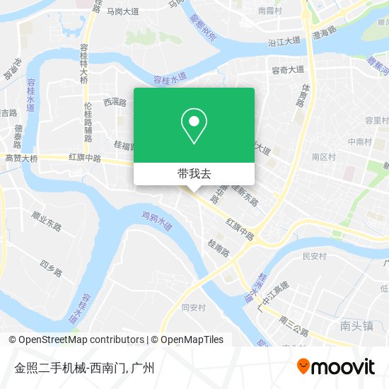 金照二手机械-西南门地图