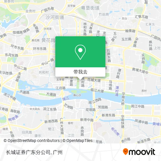 长城证券广东分公司地图