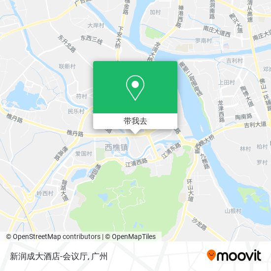 新润成大酒店-会议厅地图
