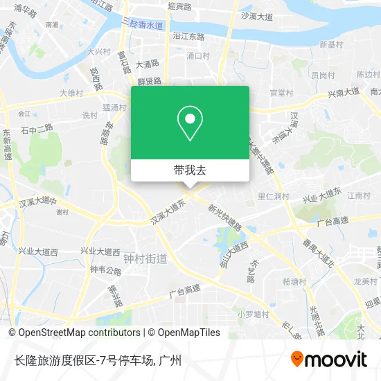 长隆旅游度假区-7号停车场地图
