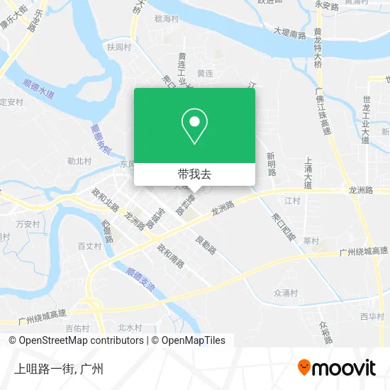 上咀路一街地图