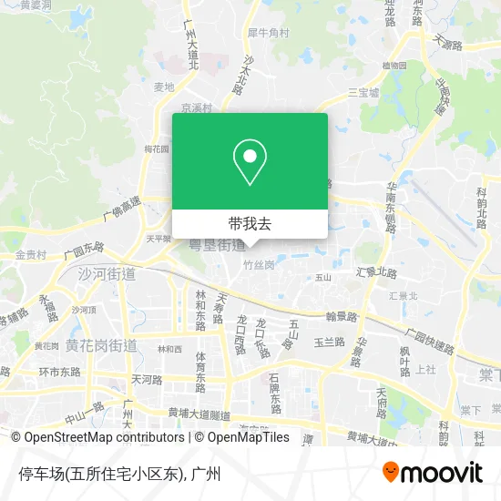 停车场(五所住宅小区东)地图