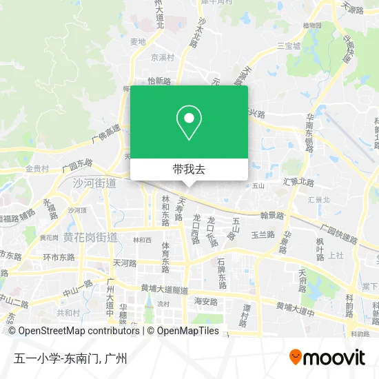 五一小学-东南门地图