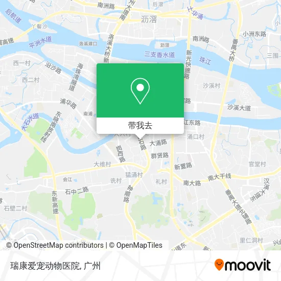 瑞康爱宠动物医院地图