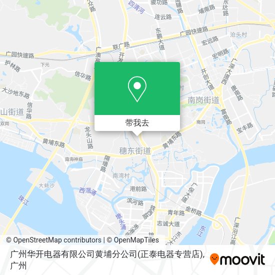 广州华开电器有限公司黄埔分公司(正泰电器专营店)地图