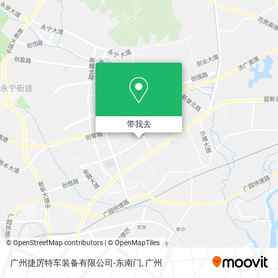 广州捷厉特车装备有限公司-东南门地图