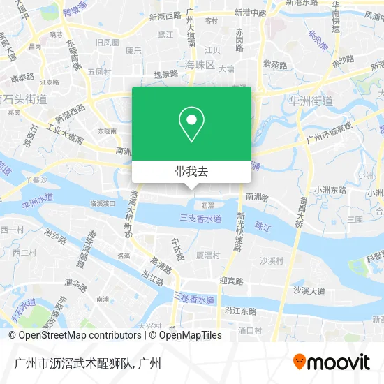 广州市沥滘武术醒狮队地图