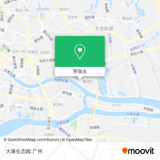 大康生态园地图