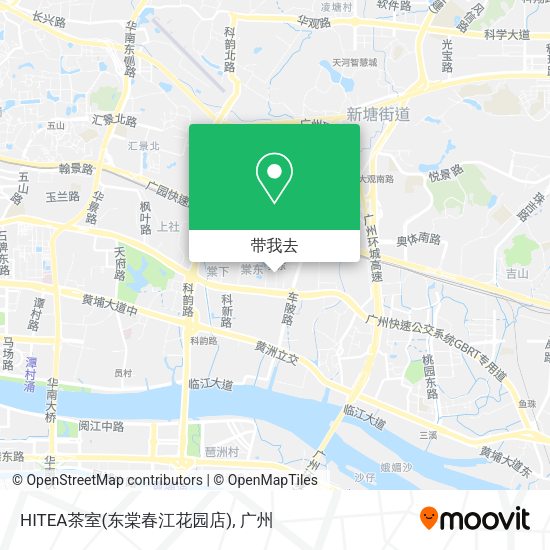 HITEA茶室(东棠春江花园店)地图