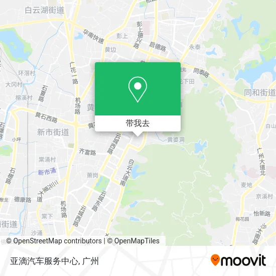 亚滴汽车服务中心地图