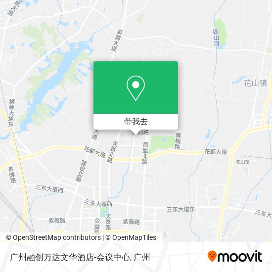 广州融创万达文华酒店-会议中心地图