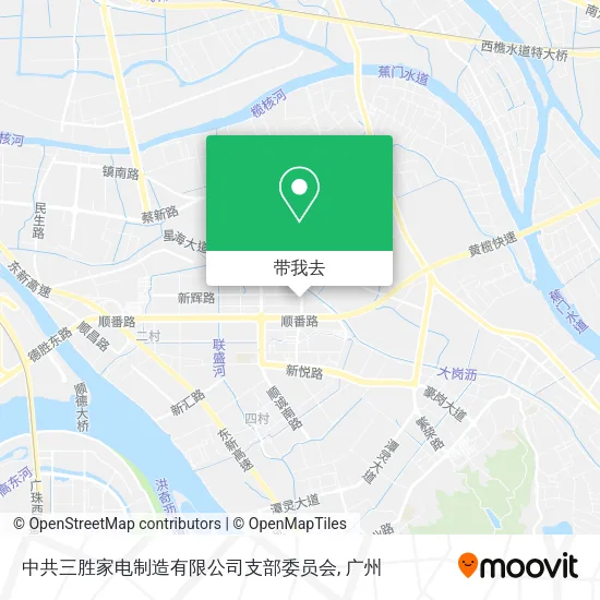 中共三胜家电制造有限公司支部委员会地图