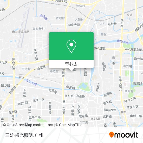 三雄·极光照明地图