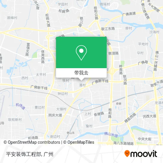 平安装饰工程部地图