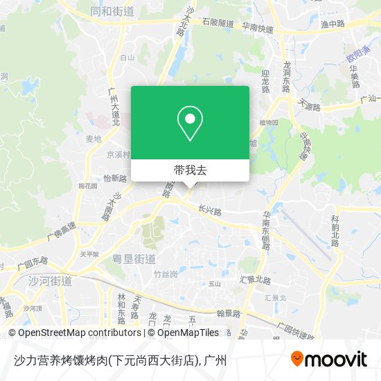 沙力营养烤馕烤肉(下元尚西大街店)地图