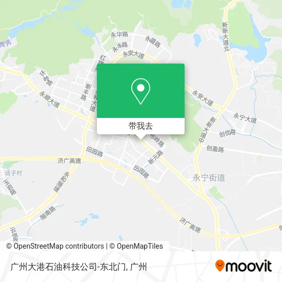 广州大港石油科技公司-东北门地图