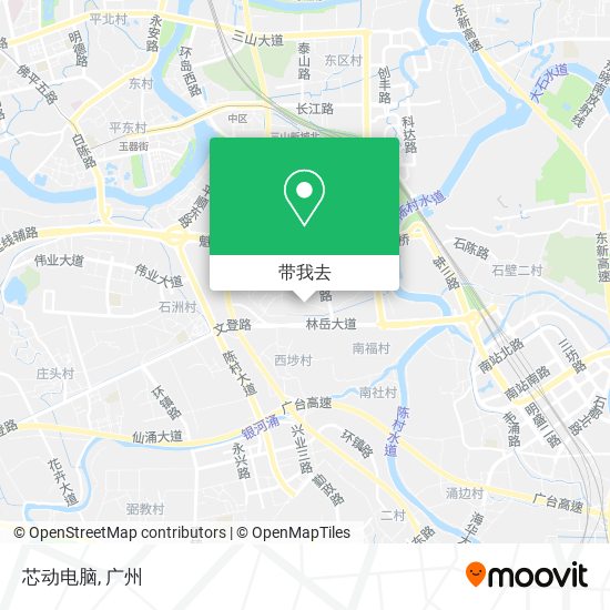 芯动电脑地图