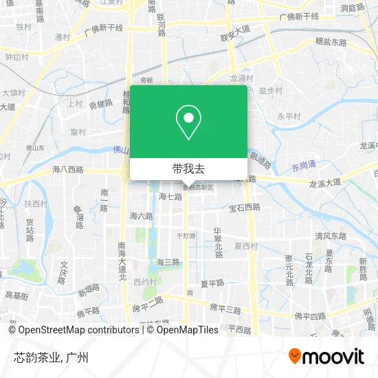 芯韵茶业地图