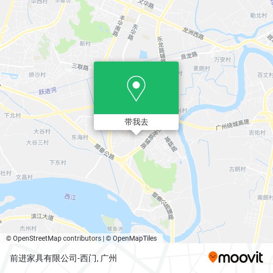 前进家具有限公司-西门地图