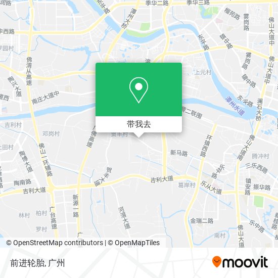 前进轮胎地图