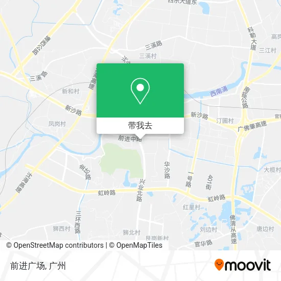 前进广场地图