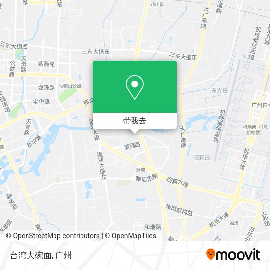 台湾大碗面地图