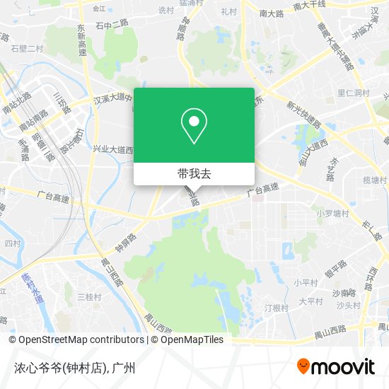 浓心爷爷(钟村店)地图