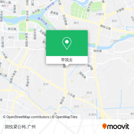 国悦梁公祠地图