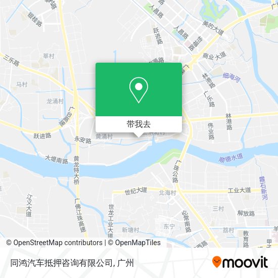 同鸿汽车抵押咨询有限公司地图