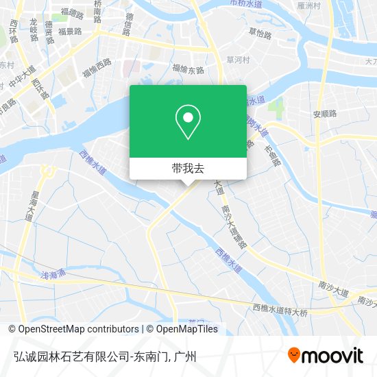 弘诚园林石艺有限公司-东南门地图