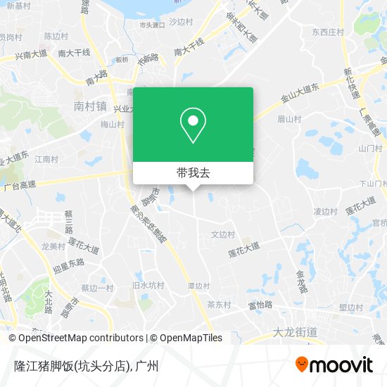 隆江猪脚饭(坑头分店)地图