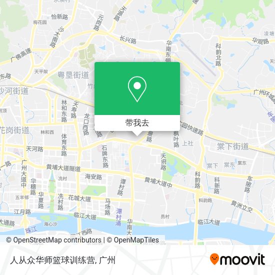 人从众华师篮球训练营地图
