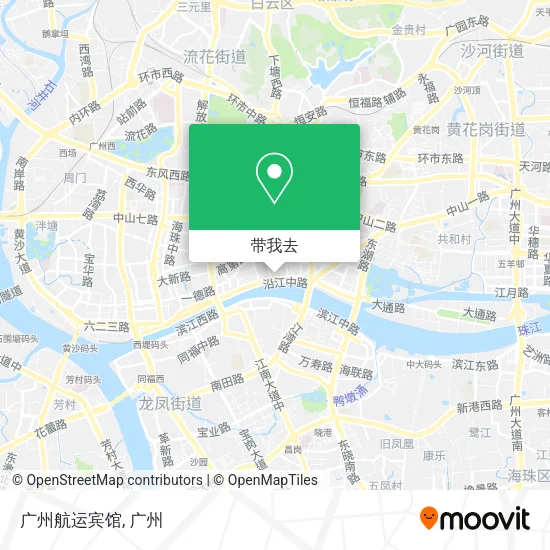 广州航运宾馆地图