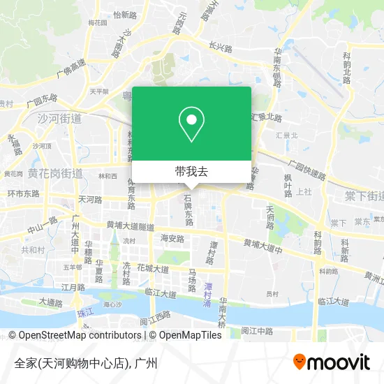 全家(天河购物中心店)地图