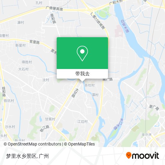 梦里水乡景区地图