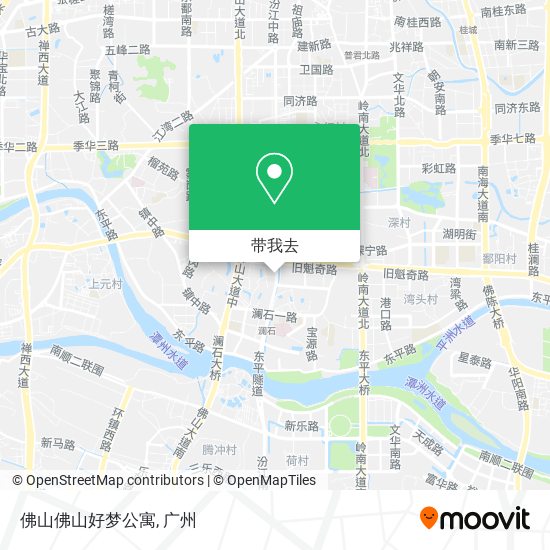 佛山佛山好梦公寓地图