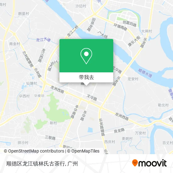 顺德区龙江镇林氏古茶行地图