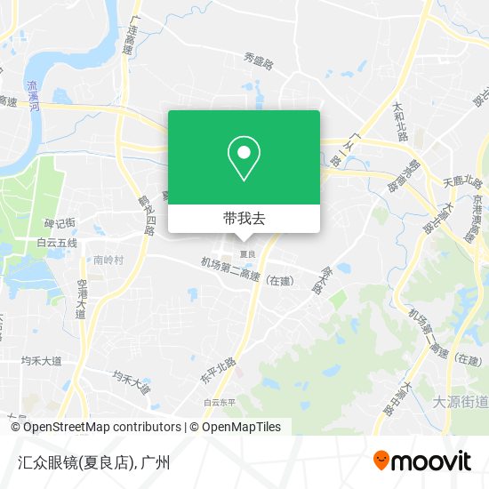 汇众眼镜(夏良店)地图