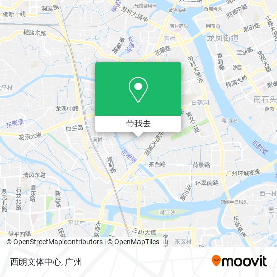 西朗文体中心地图