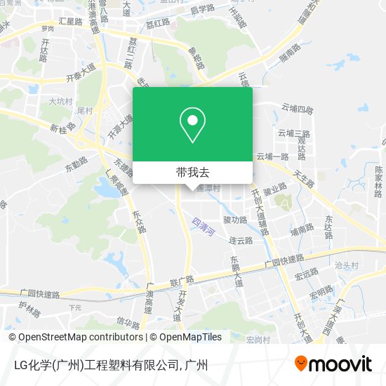 LG化学(广州)工程塑料有限公司地图