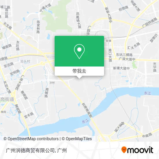 广州润德商贸有限公司地图