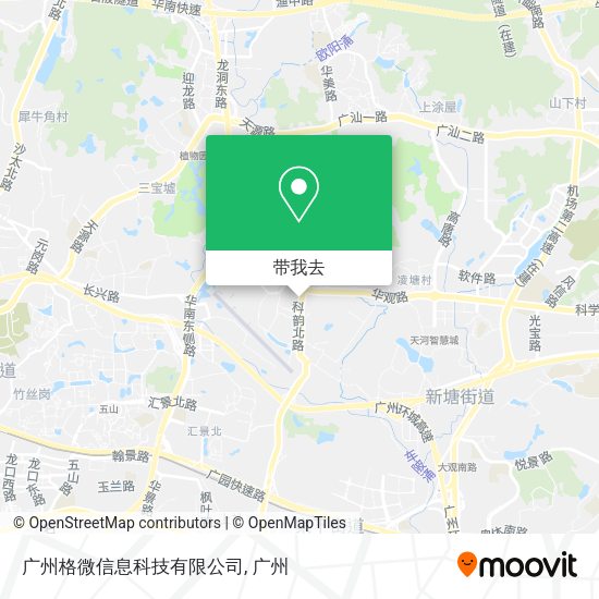 广州格微信息科技有限公司地图